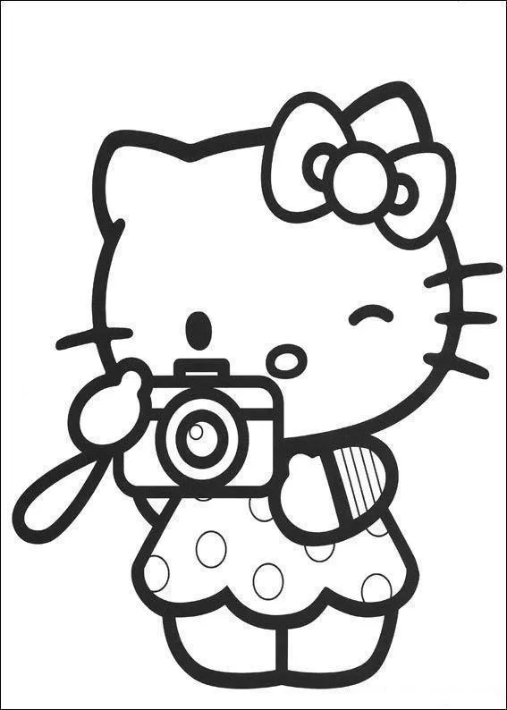 Hello Kitty Coloring Pages – 011