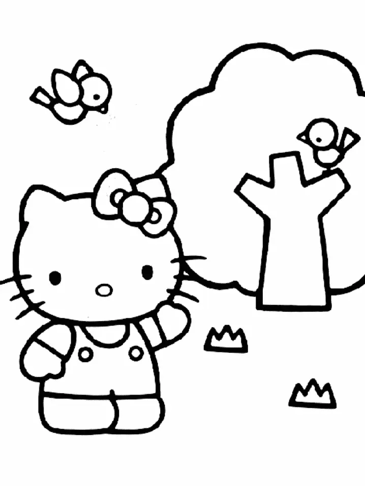 Hello Kitty Coloring Pages – 018