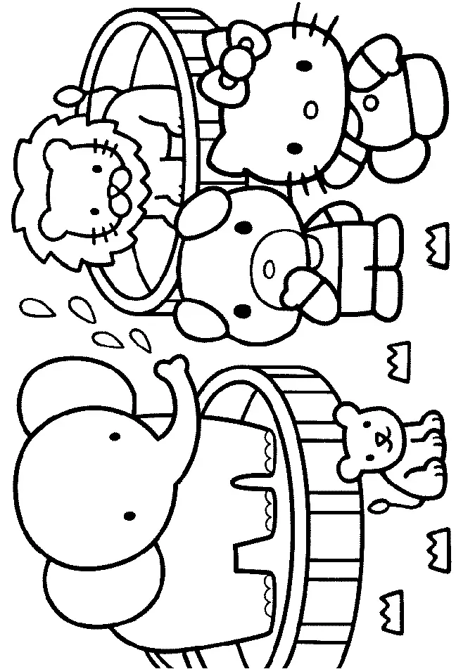 Hello Kitty Coloring Pages – 026