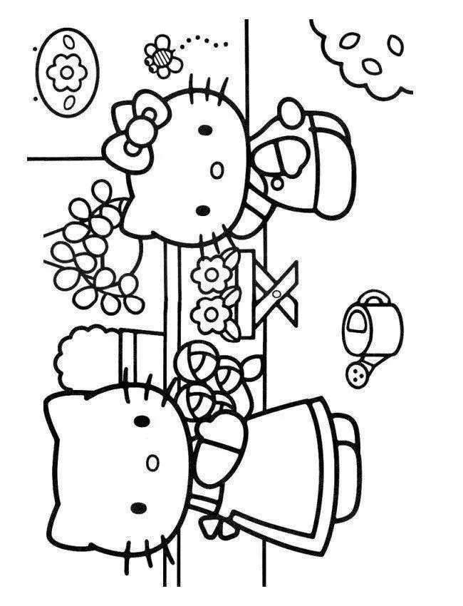 Hello Kitty Coloring Pages – 033