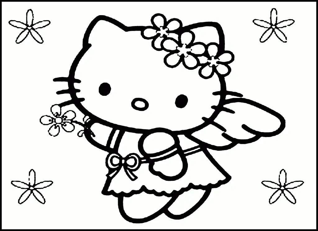 Hello Kitty Coloring Pages – 037