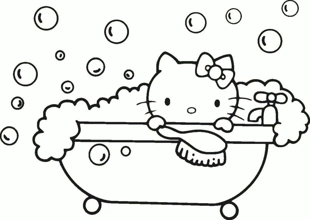 Hello Kitty Coloring Pages – 040