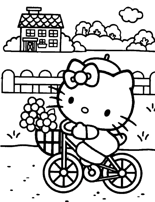 Hello Kitty Coloring Pages – 041
