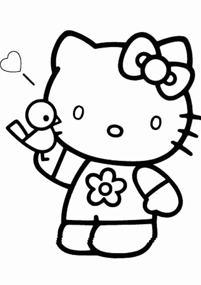 Hello Kitty Coloring Pages – 043