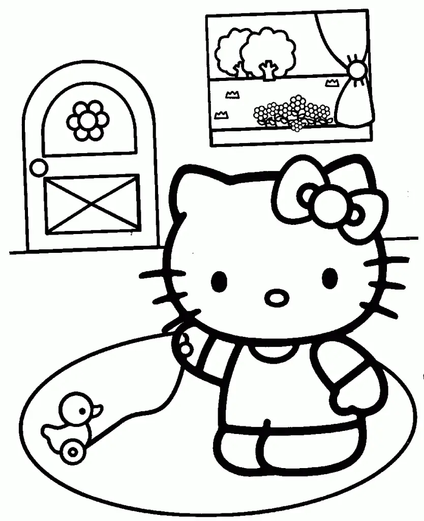 Hello Kitty Coloring Pages – 051