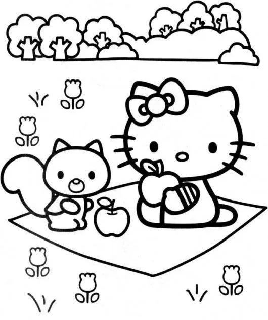 Hello Kitty Coloring Pages – 066