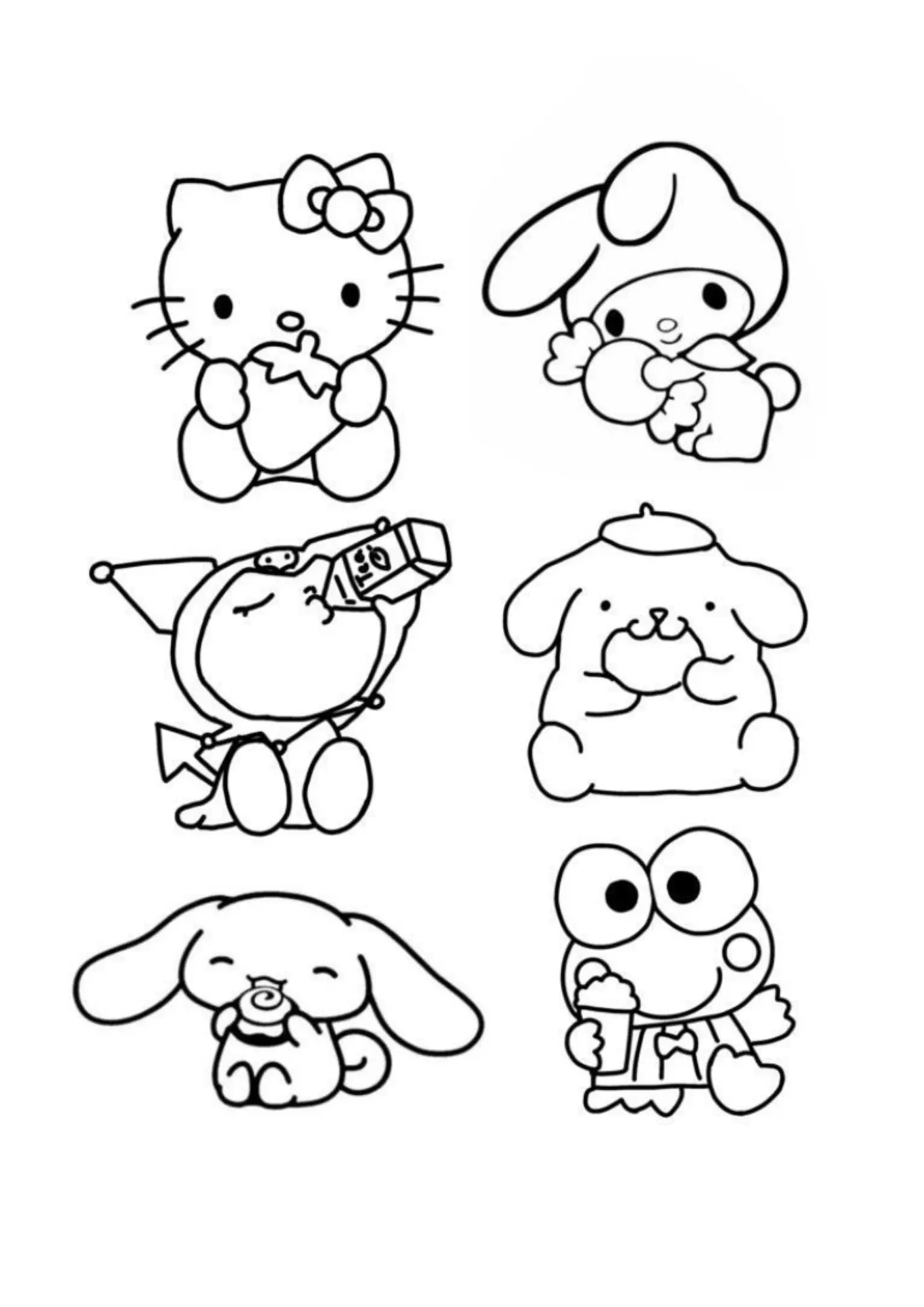 Hello Kitty Coloring Pages – 074