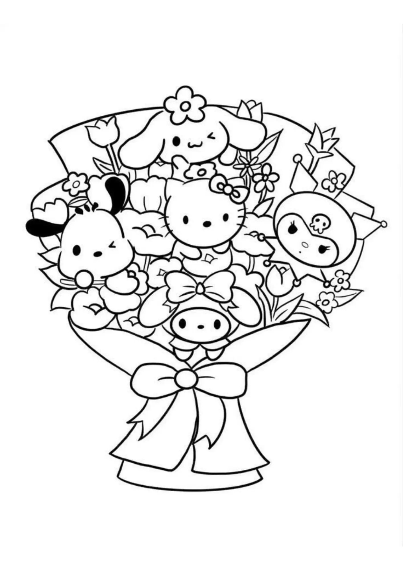 Hello Kitty Coloring Pages – 076