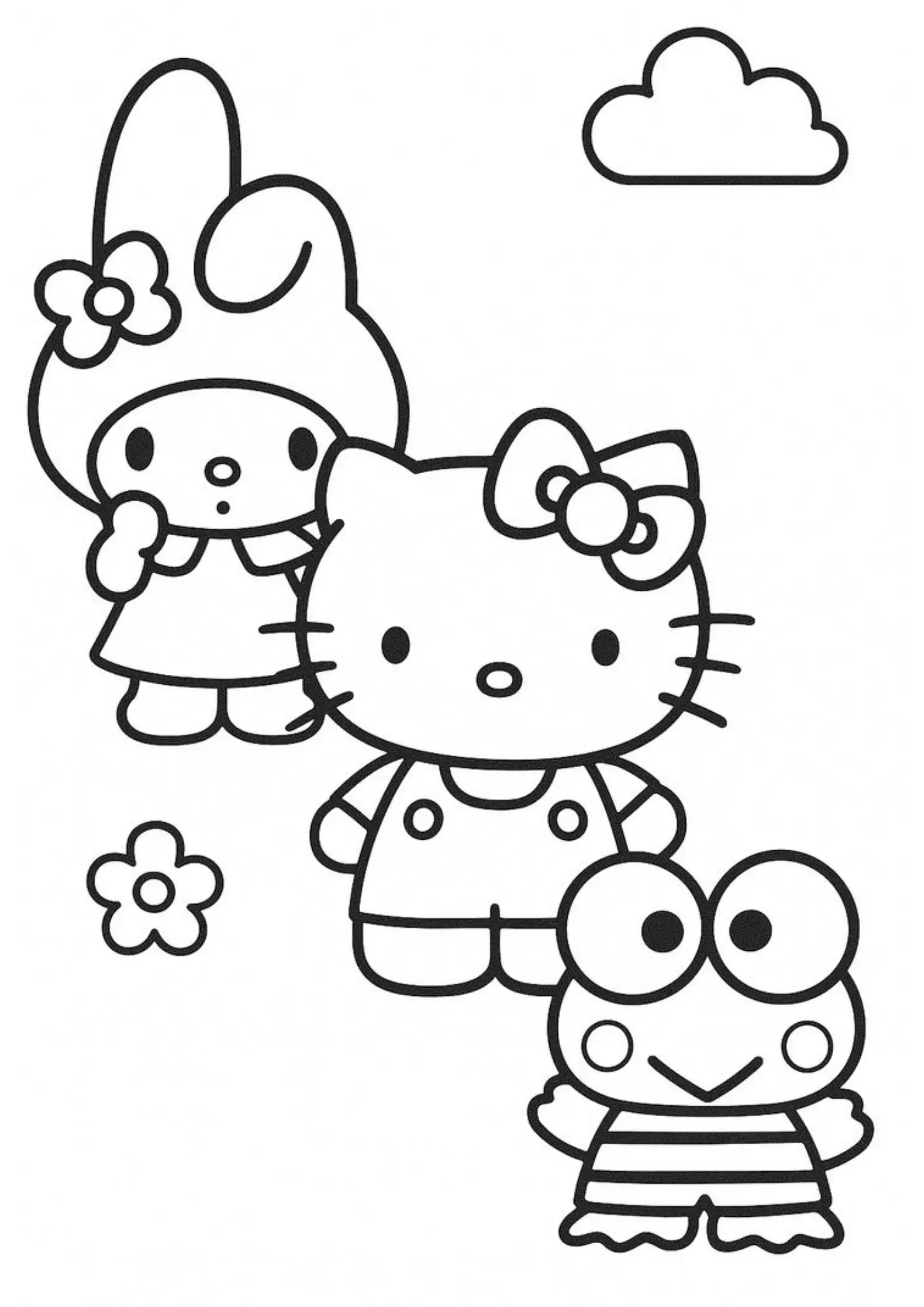 Hello Kitty Coloring Pages – 077