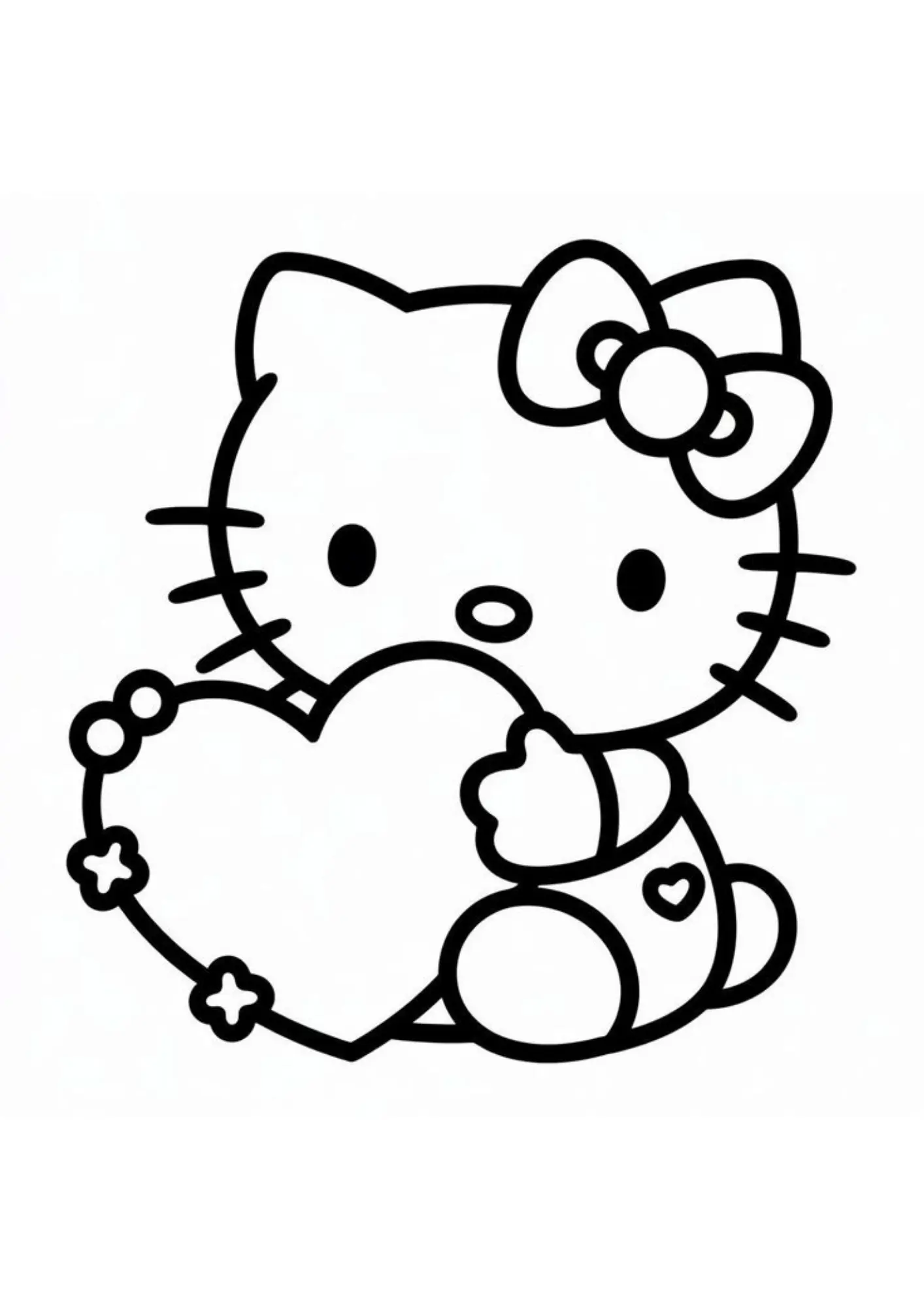 Hello Kitty Coloring Pages – 079