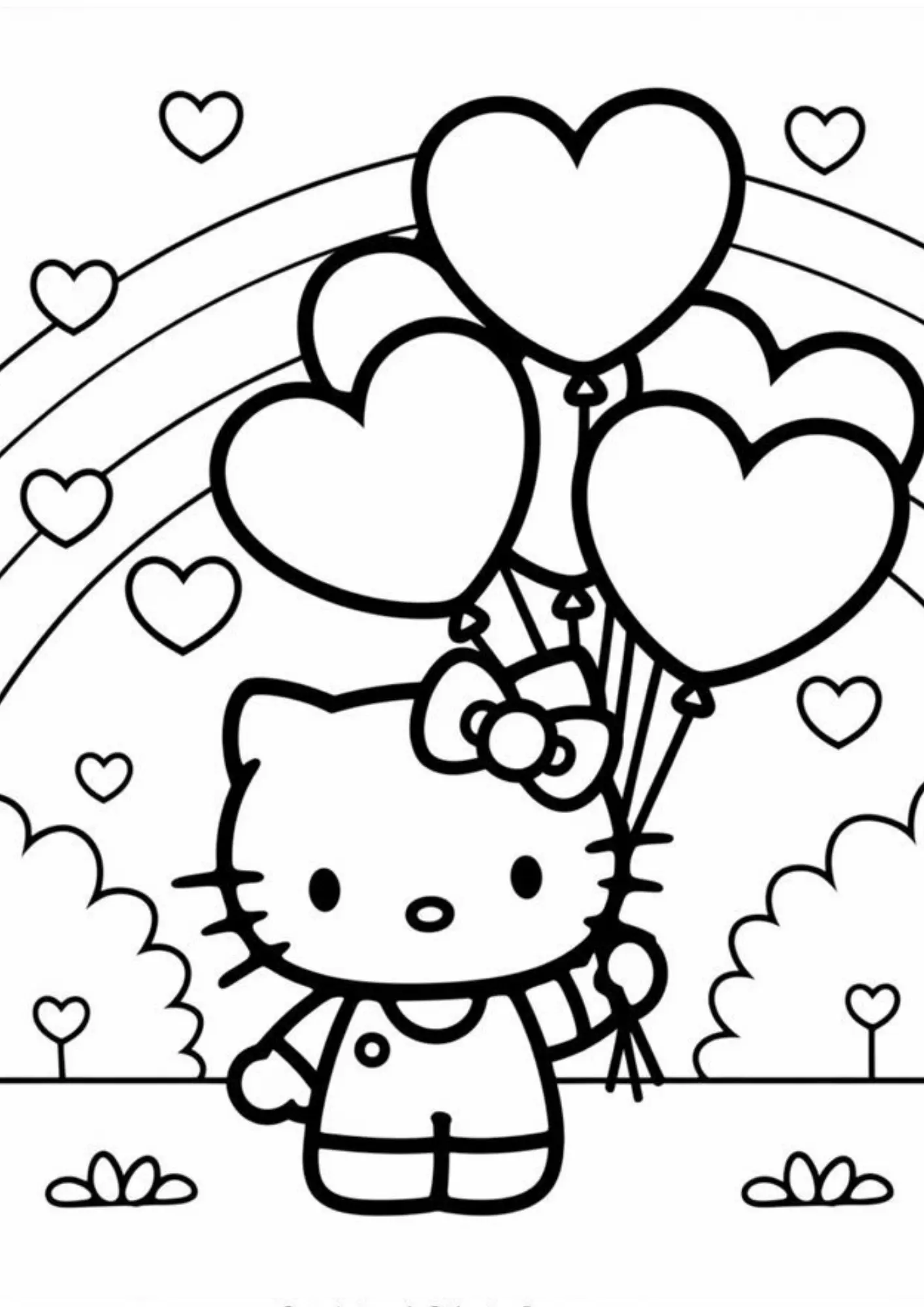 Hello Kitty Coloring Pages – 088