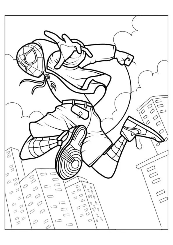 Homem-Aranha Coloring Pages – 022