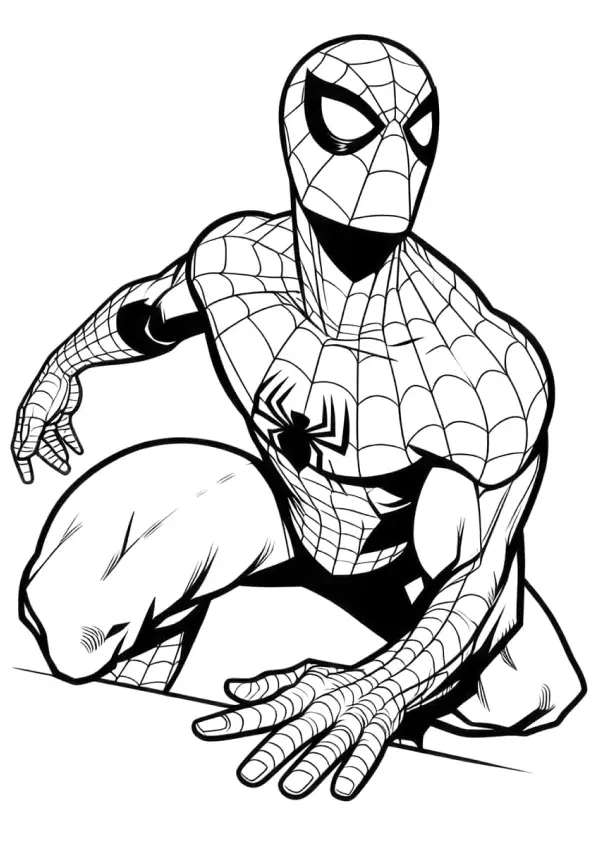 Homem-Aranha Coloring Pages – 033