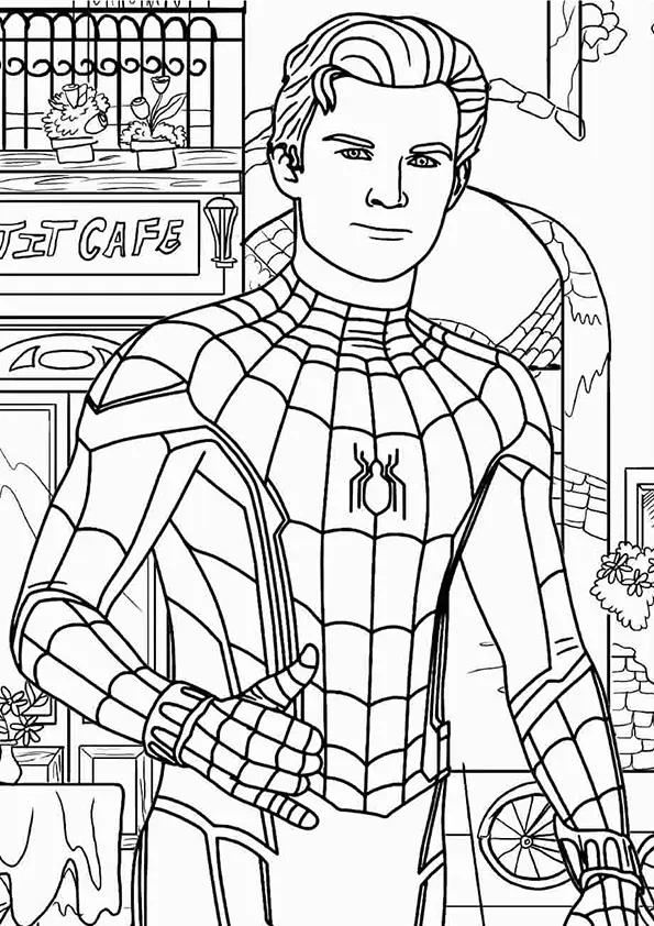 Homem-Aranha Coloring Pages – 037