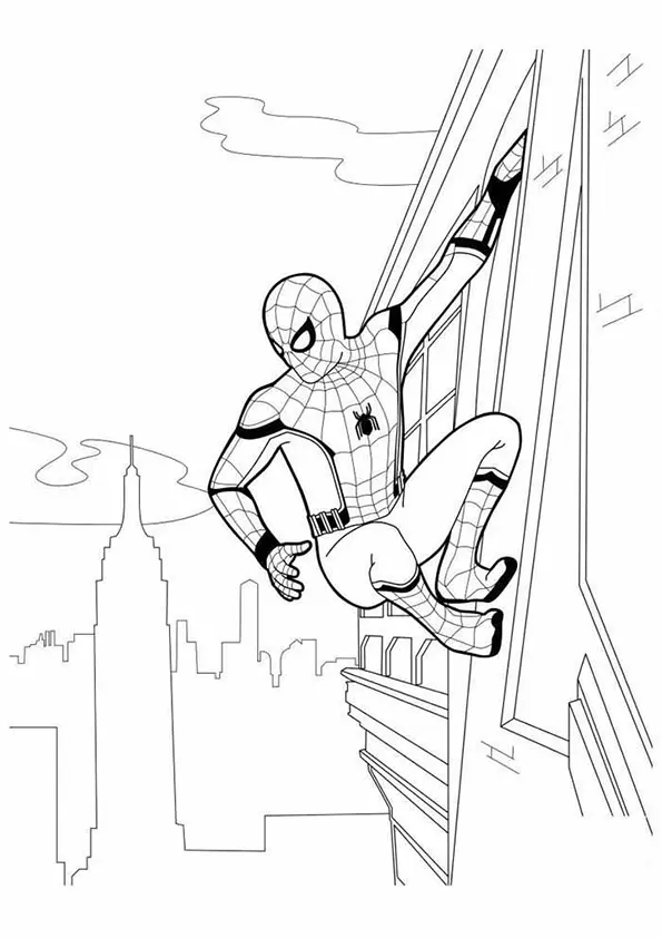 Homem-Aranha Coloring Pages – 038