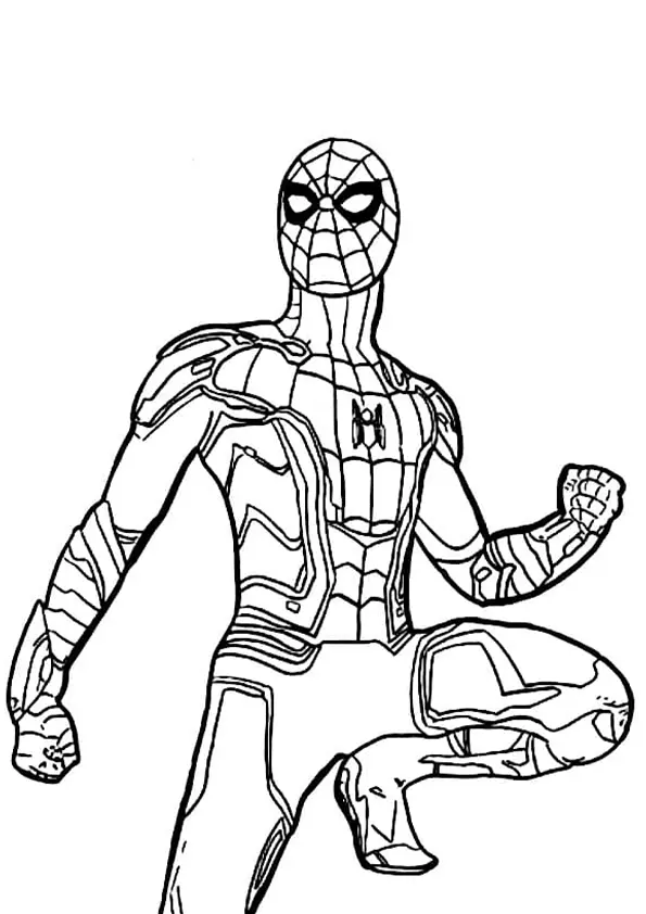 Homem-Aranha Coloring Pages – 039