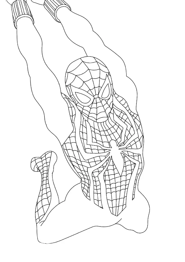 Homem-Aranha Coloring Pages – 041