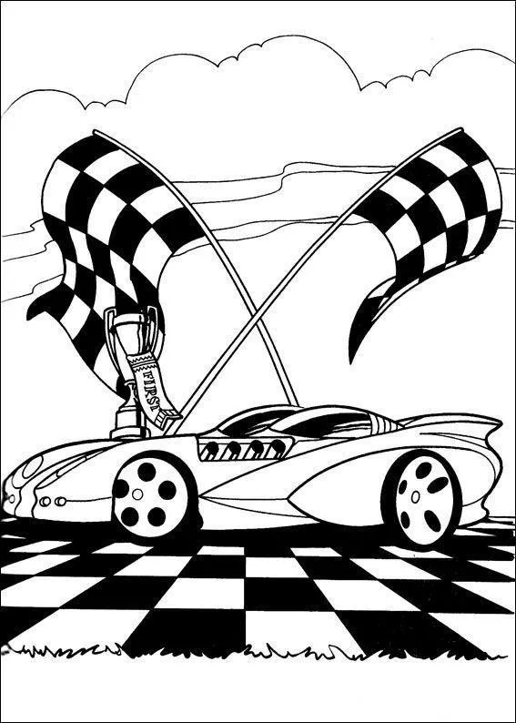 Hot Wheels Coloring Pages – 011