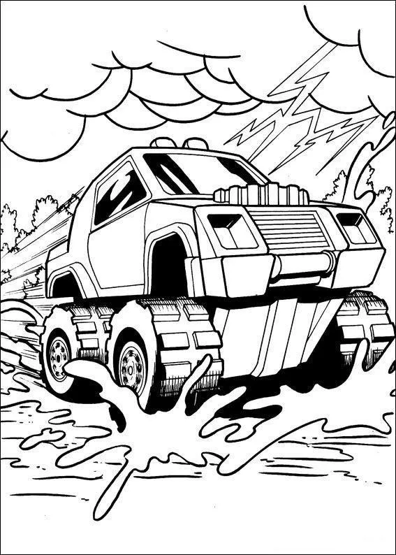 Hot Wheels Coloring Pages – 021