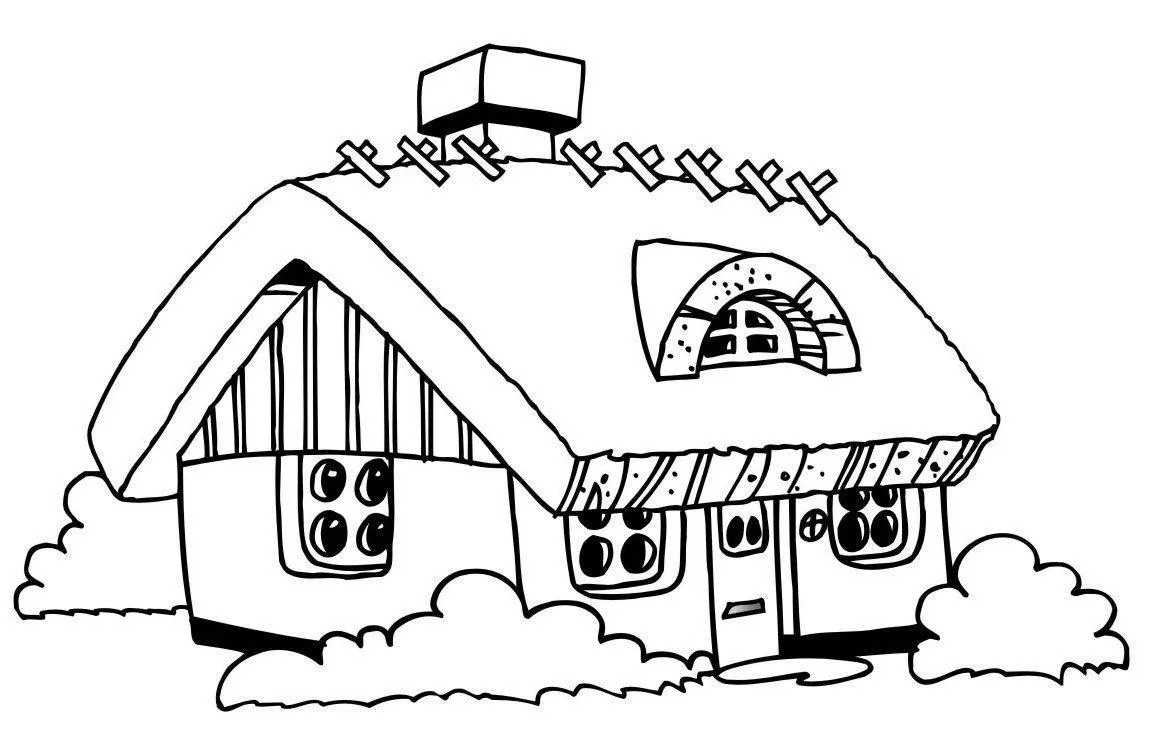 Houses Coloring Pages – 018