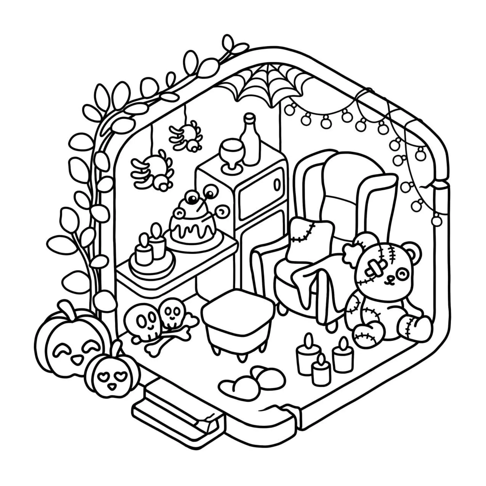 Houses Coloring Pages – 040