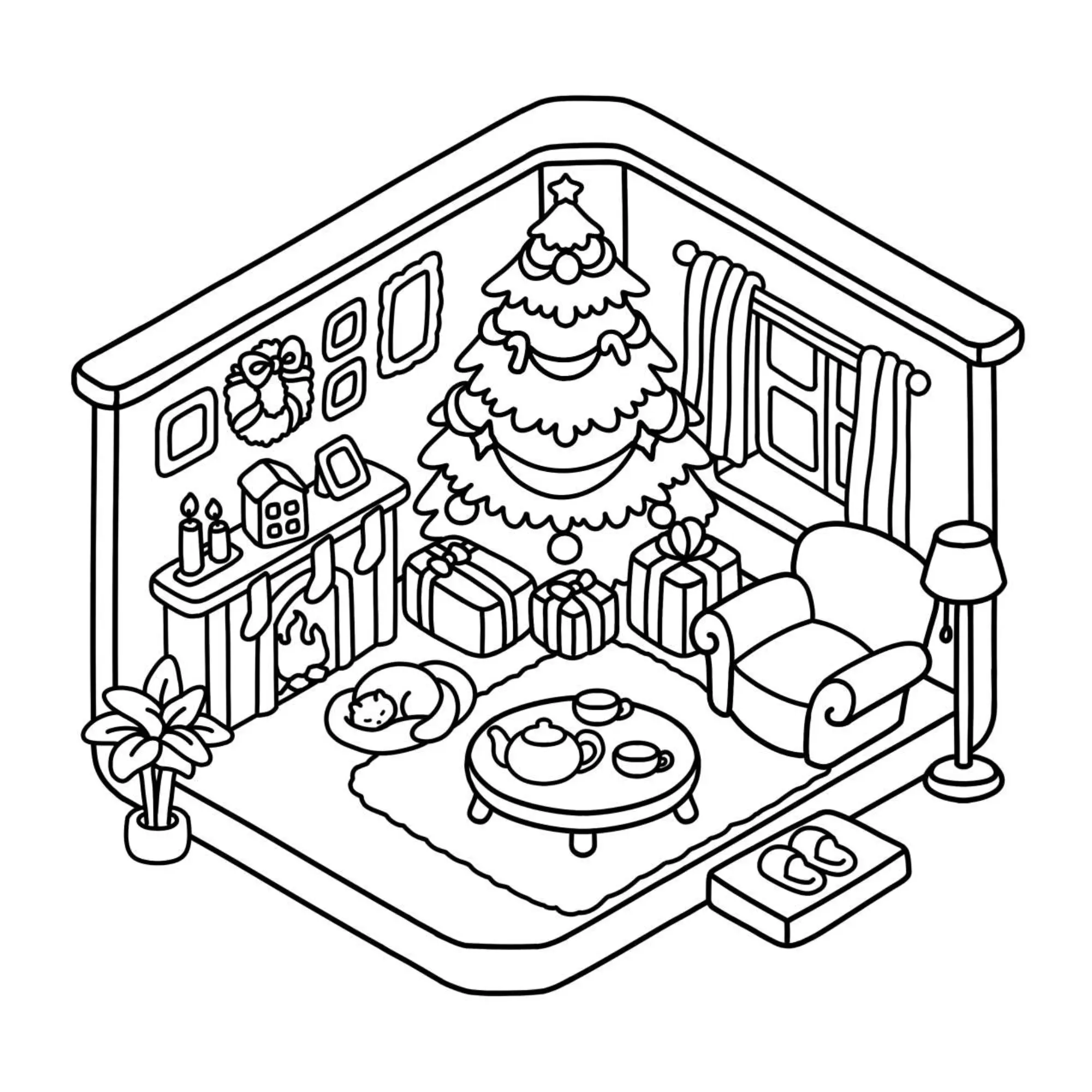 Houses Coloring Pages – 045