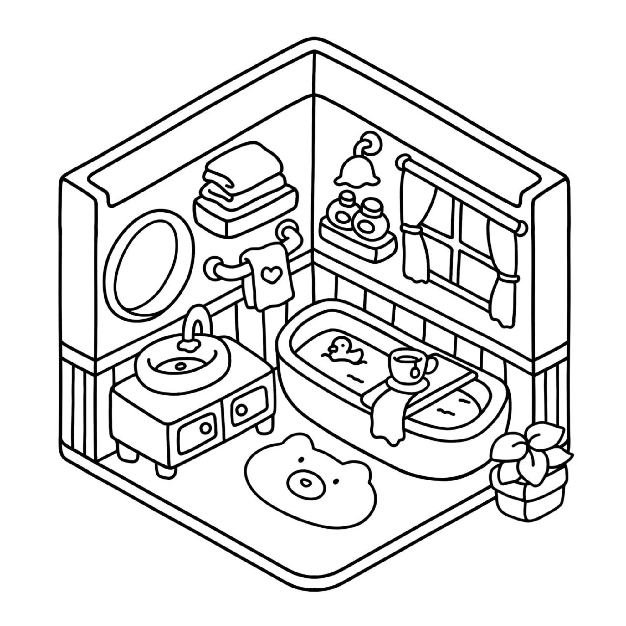 Houses Coloring Pages – 058