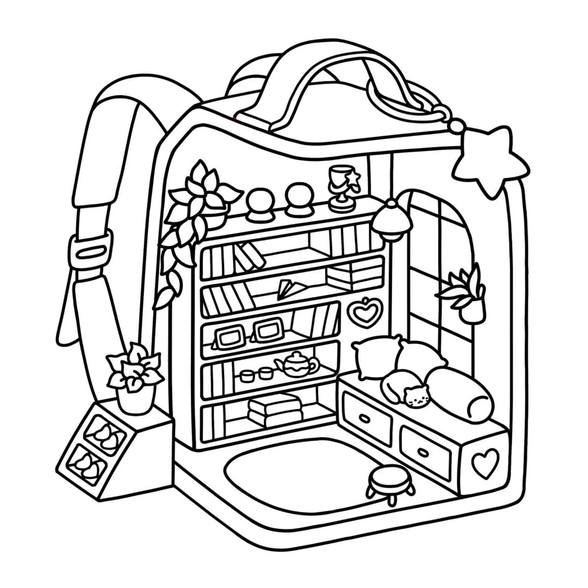 Houses Coloring Pages – 059