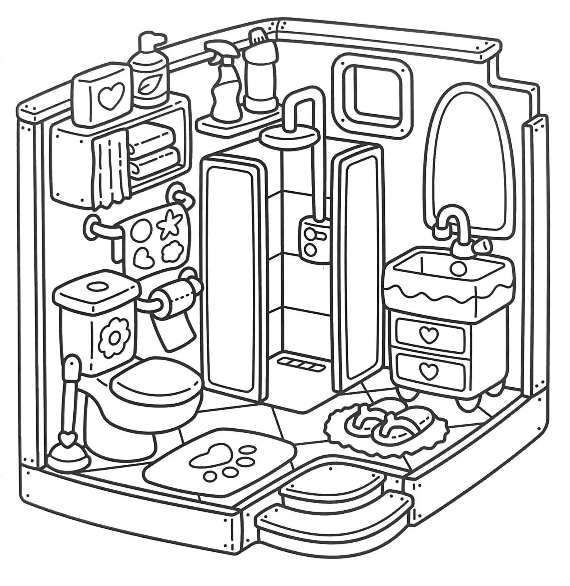 Houses Coloring Pages – 065