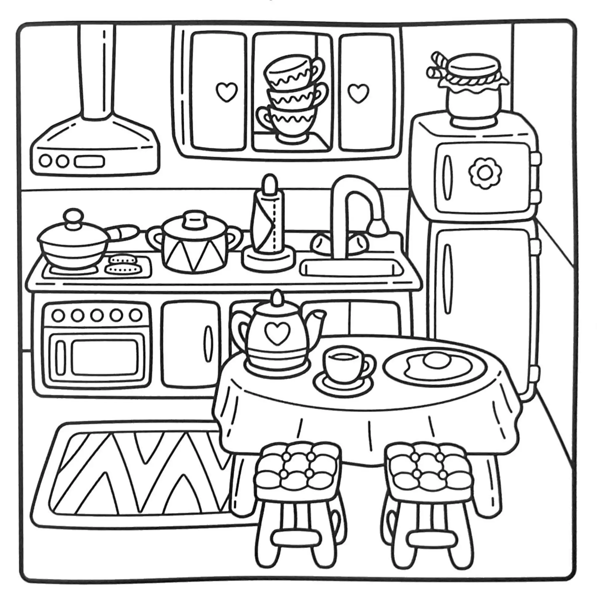 Houses Coloring Pages – 066