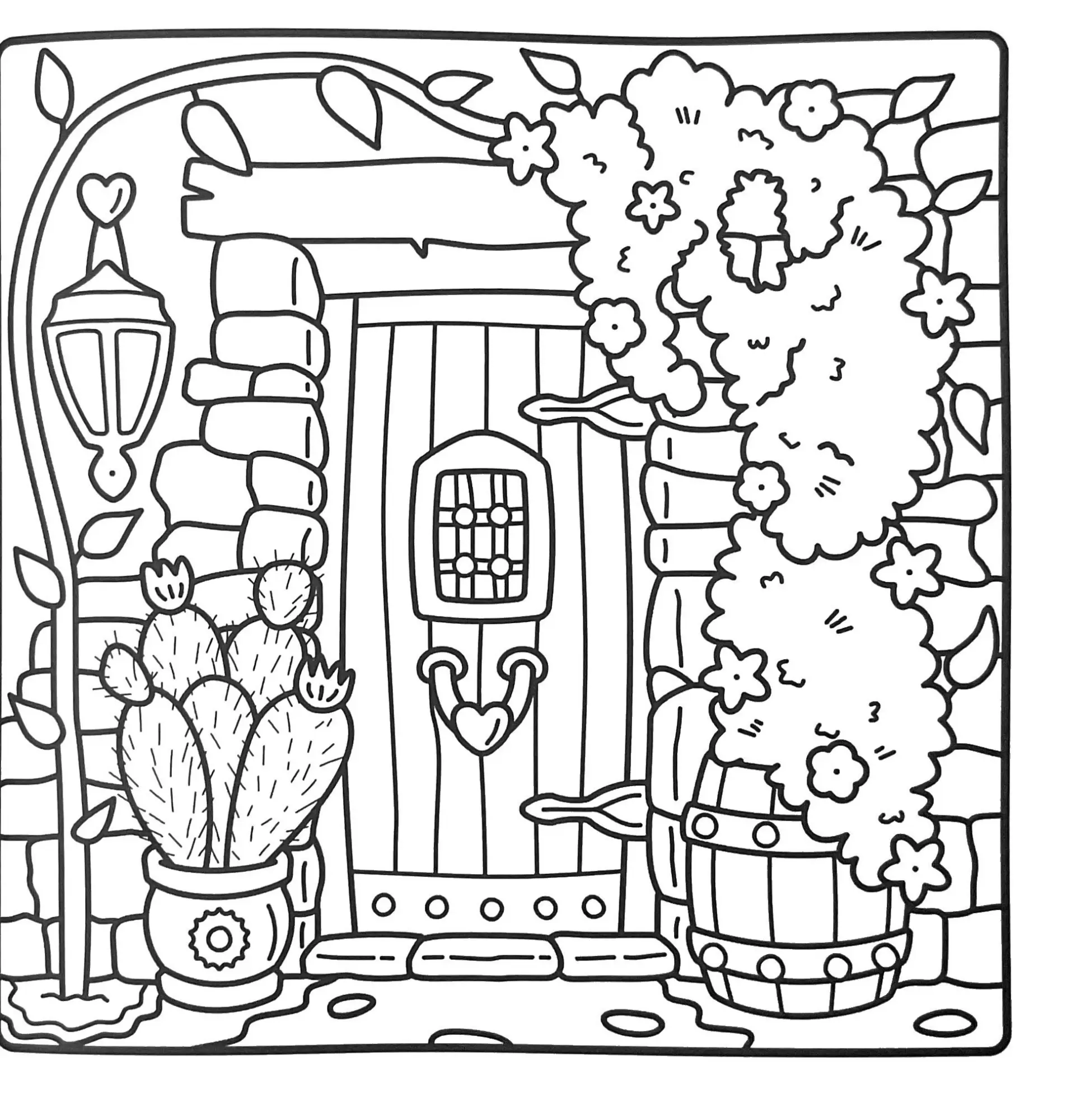 Houses Coloring Pages – 071