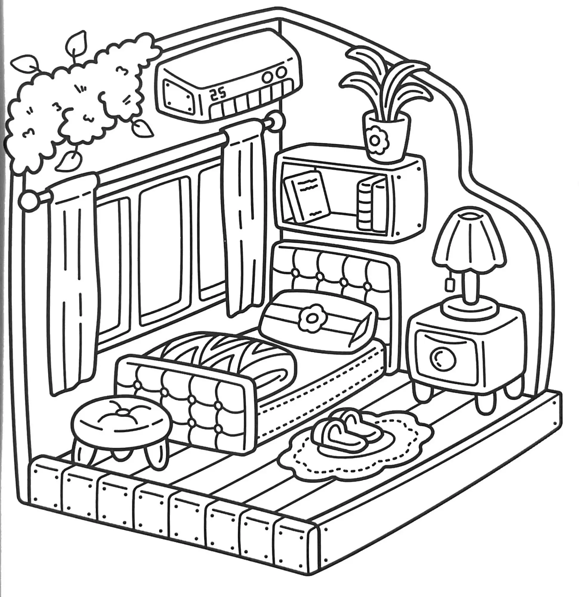 Houses Coloring Pages – 075