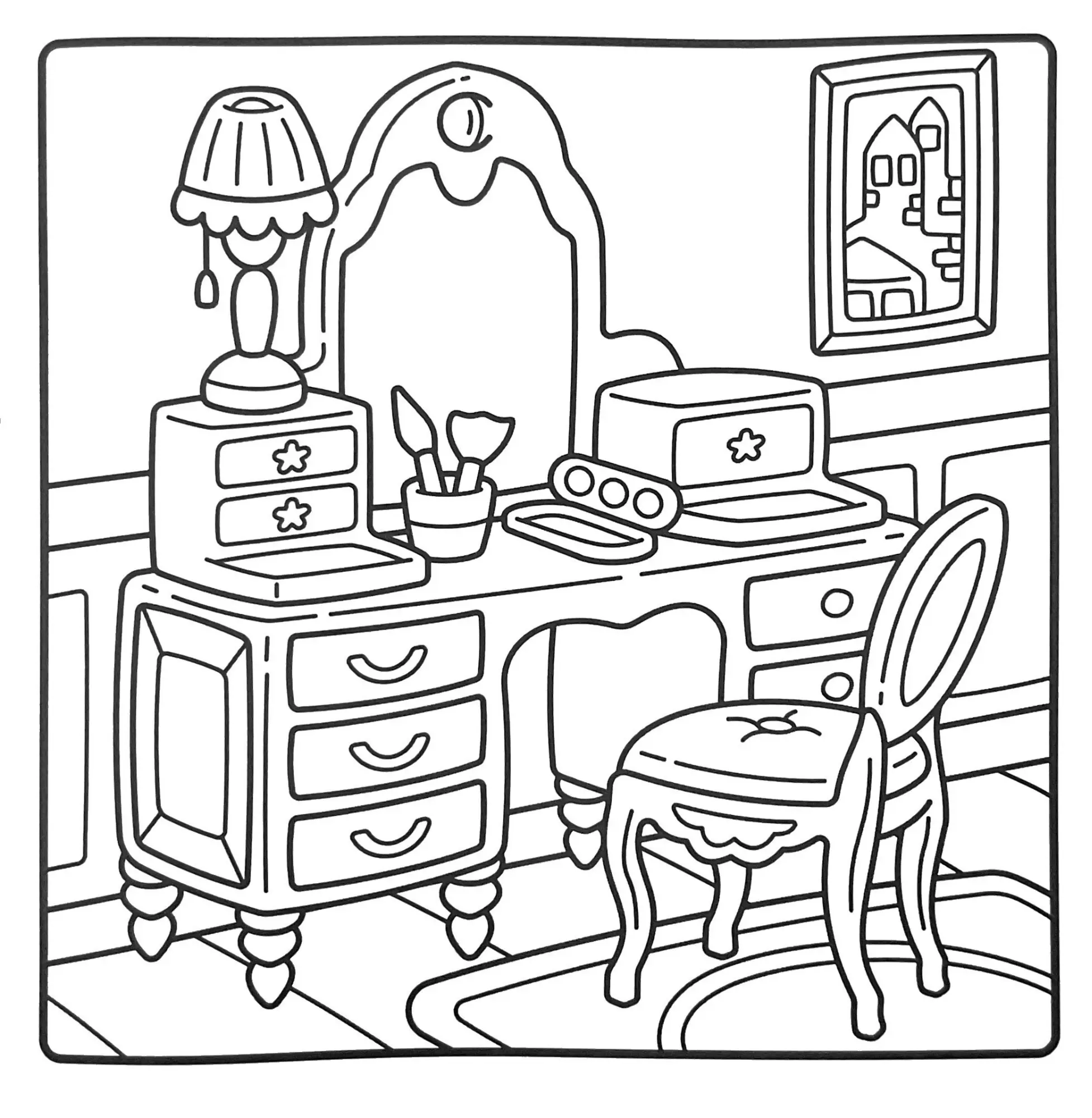 Houses Coloring Pages – 083
