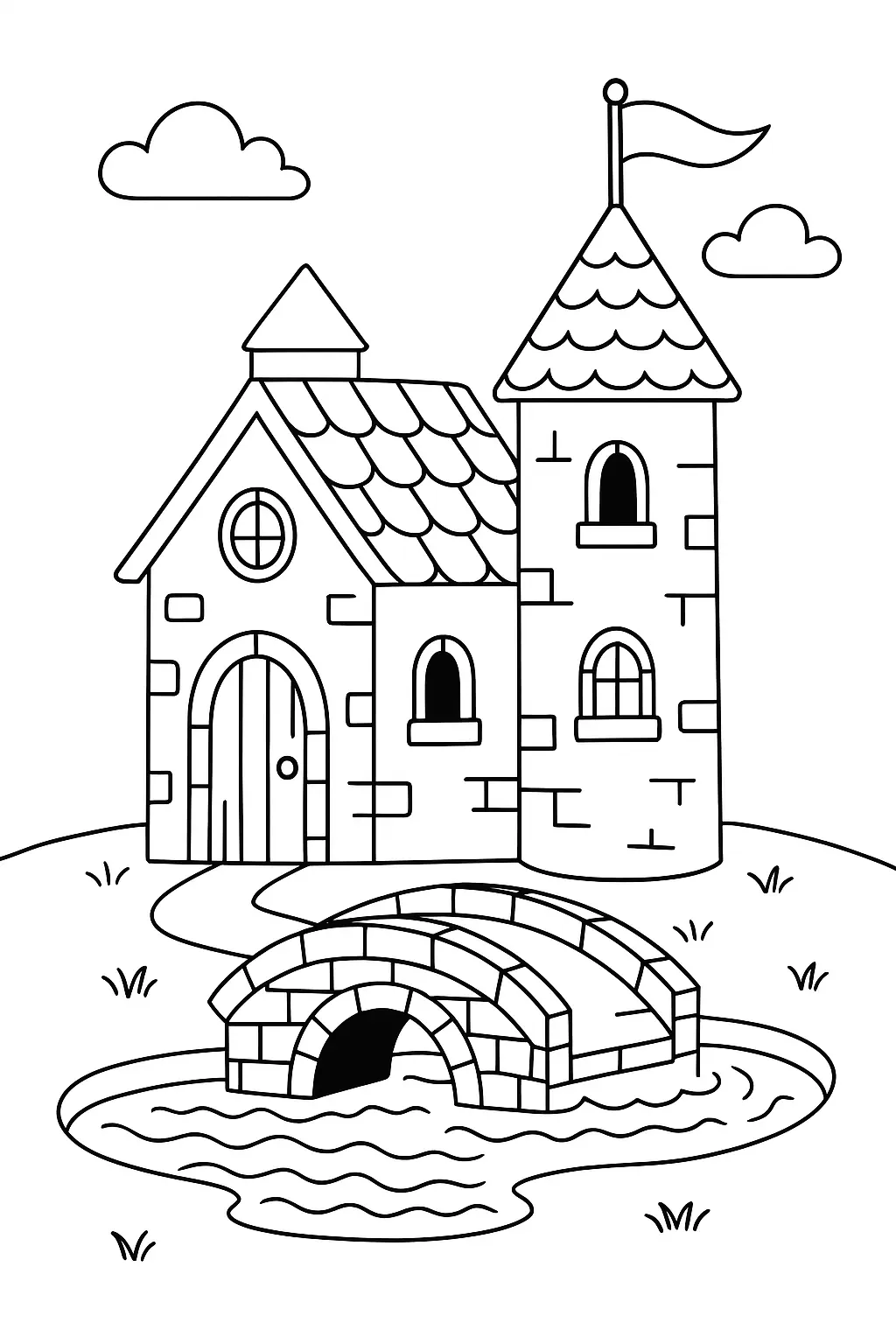 Houses Coloring Pages – 085