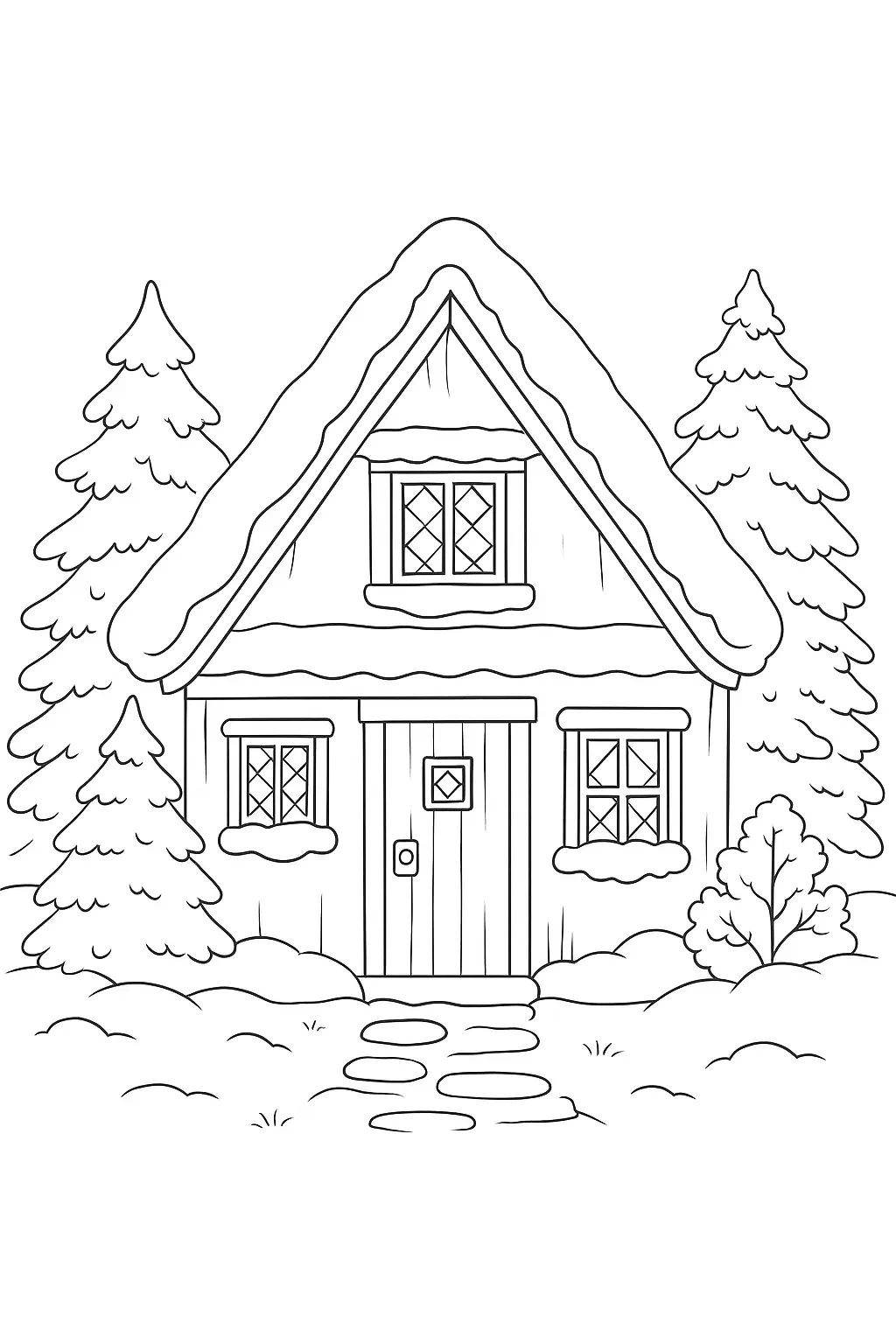 Houses Coloring Pages – 093