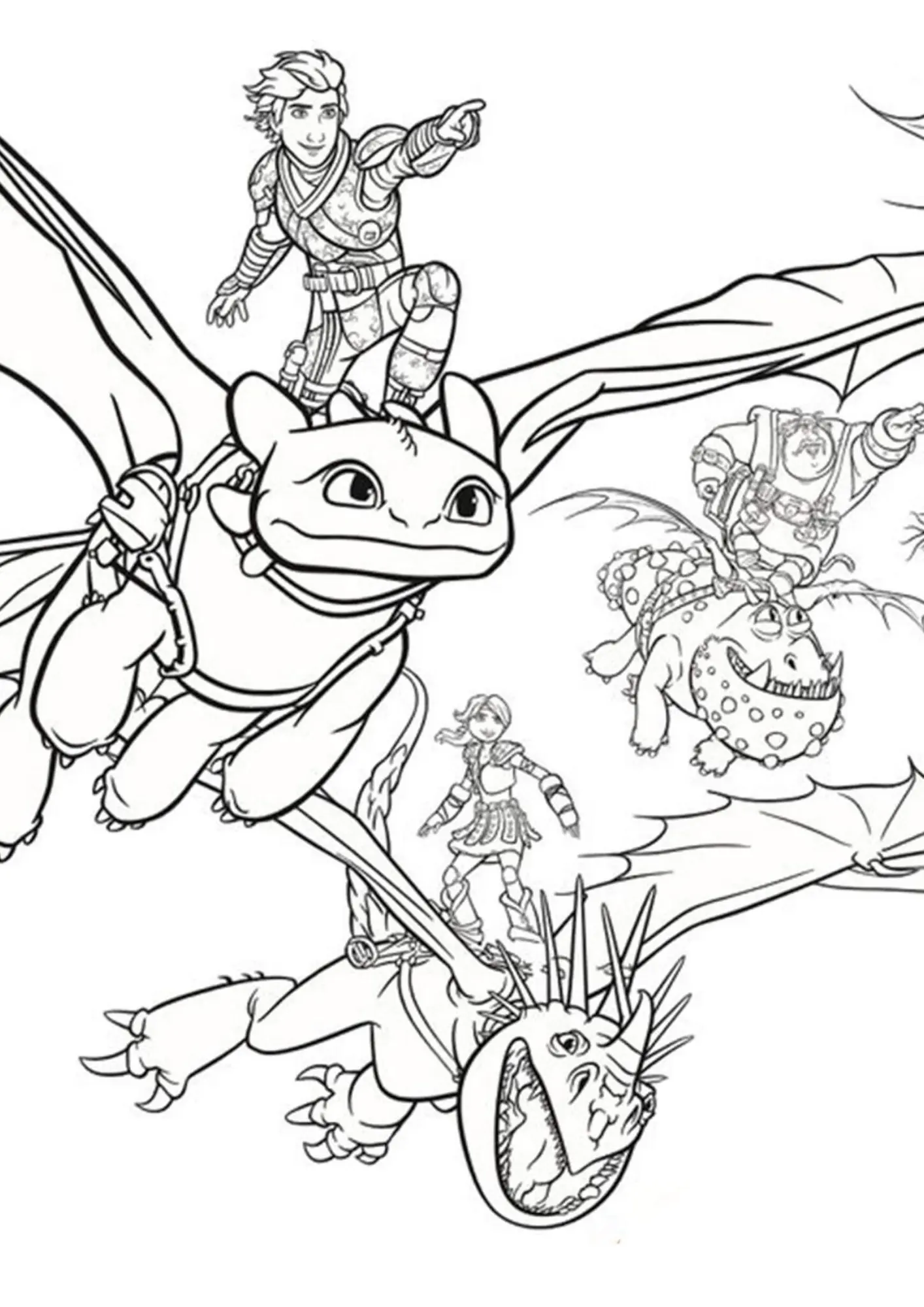 How To Train Your Dragon Coloring Pages – 016