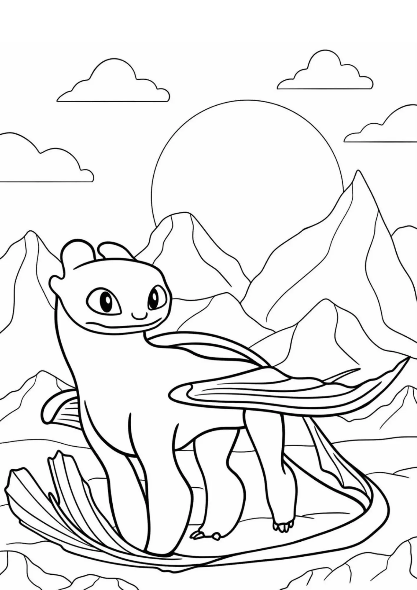 How To Train Your Dragon Coloring Pages – 023