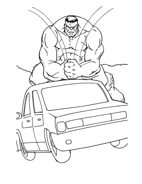 Hulk Coloring Pages – 004