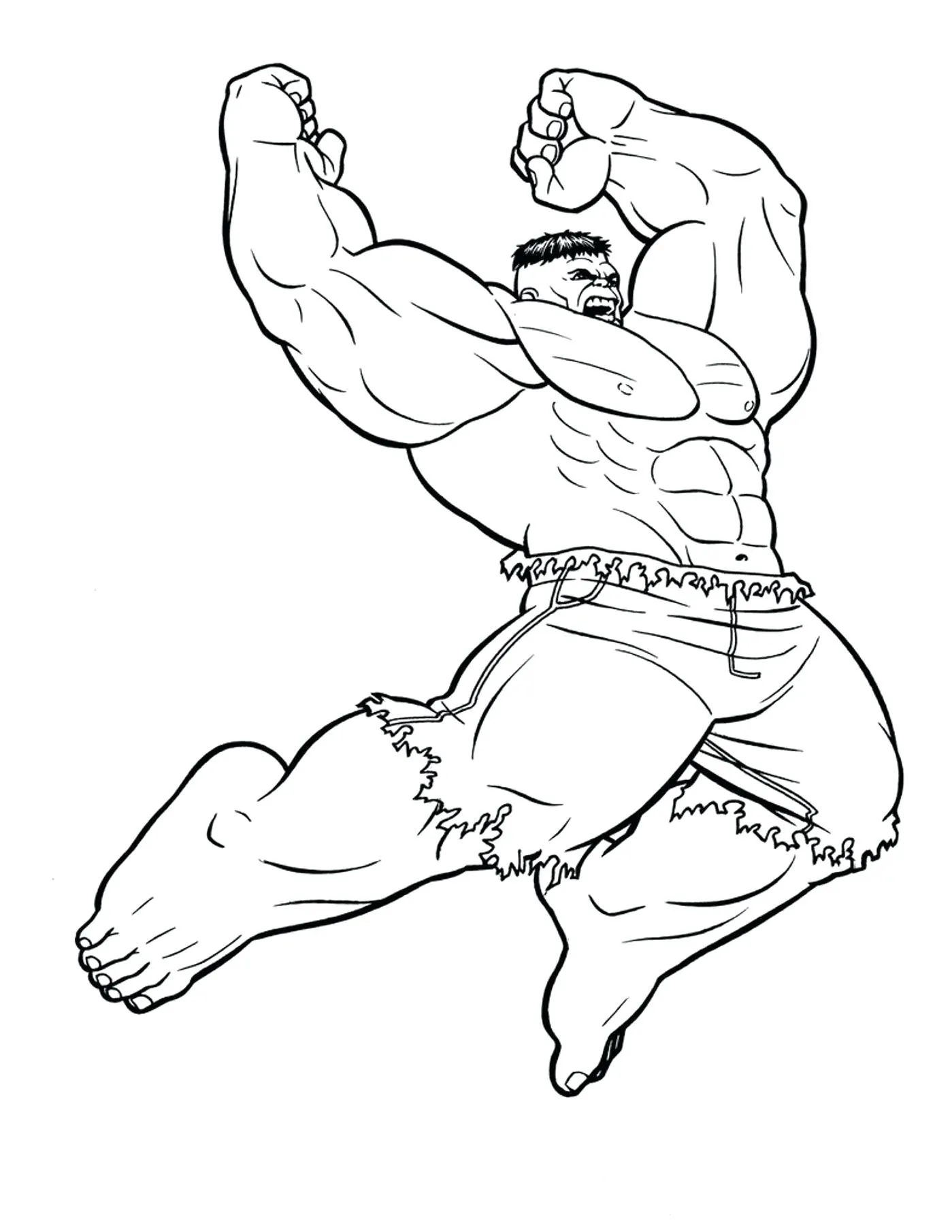 Hulk Coloring Pages – 008