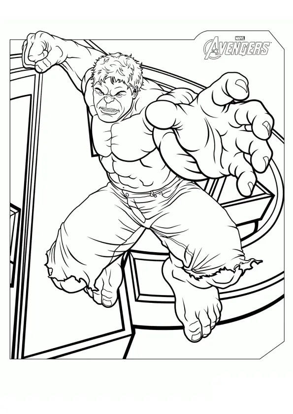 Hulk Coloring Pages – 019