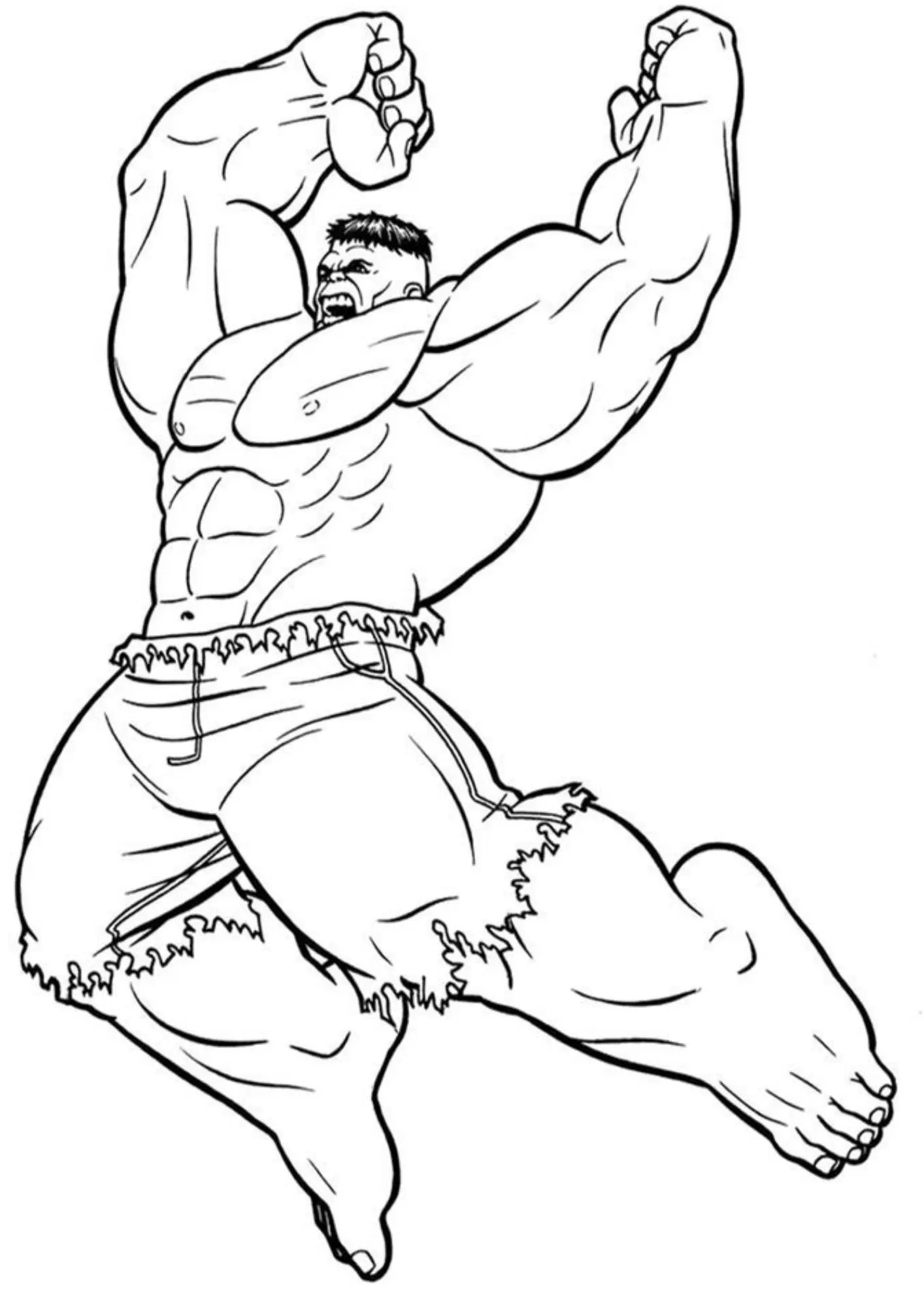 Hulk Coloring Pages – 027
