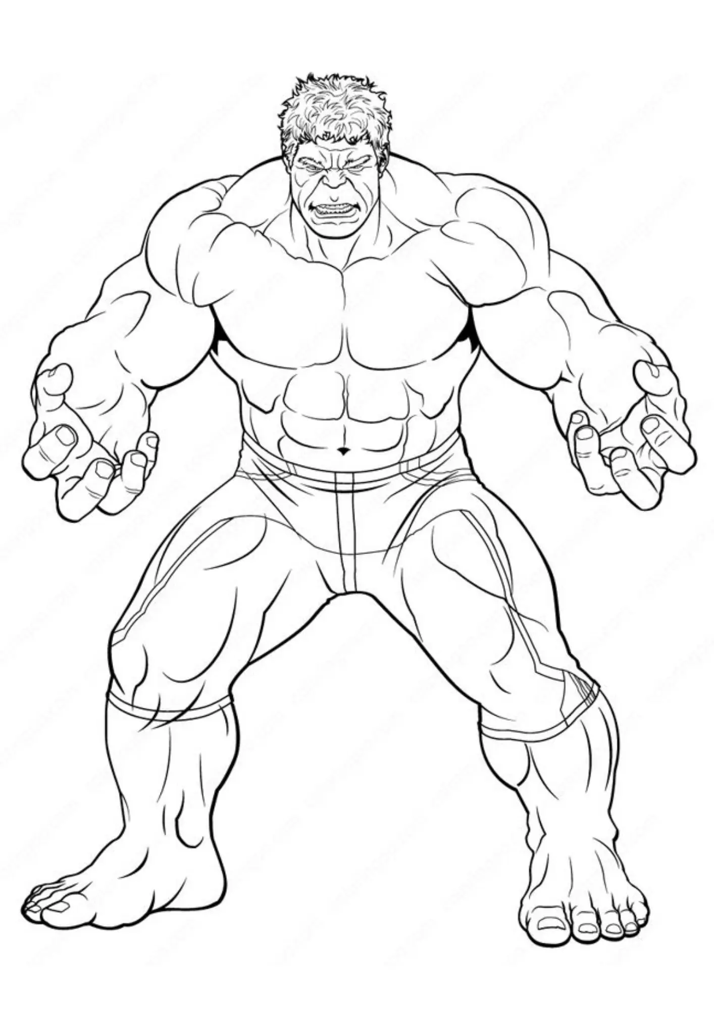 Hulk Coloring Pages – 035