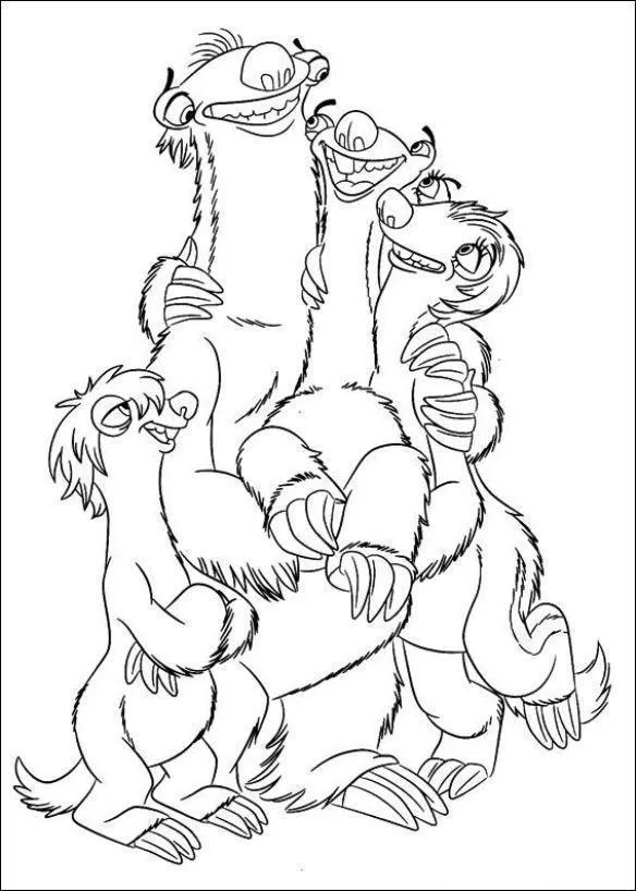 Ice Age Coloring Pages – 002