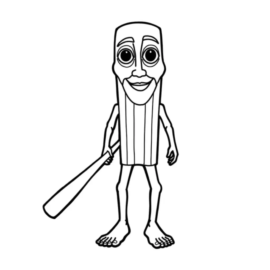 Italian Brainrot Coloring Pages – 008