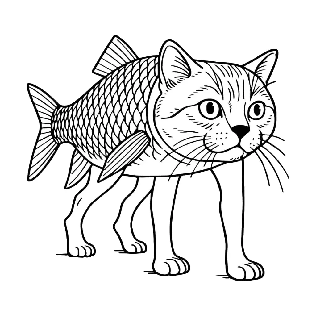 Italian Brainrot Coloring Pages – 019