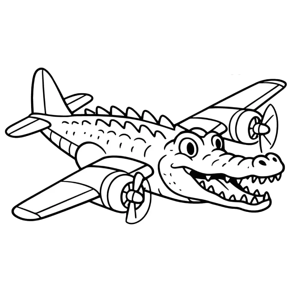 Italian Brainrot Coloring Pages – 021