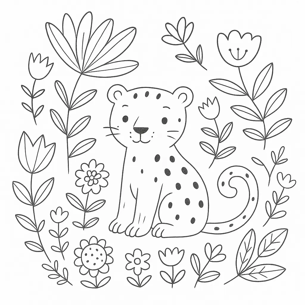 Jaguar Coloring Pages – 012