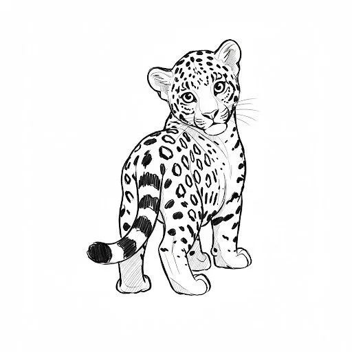 Jaguar Coloring Pages – 015