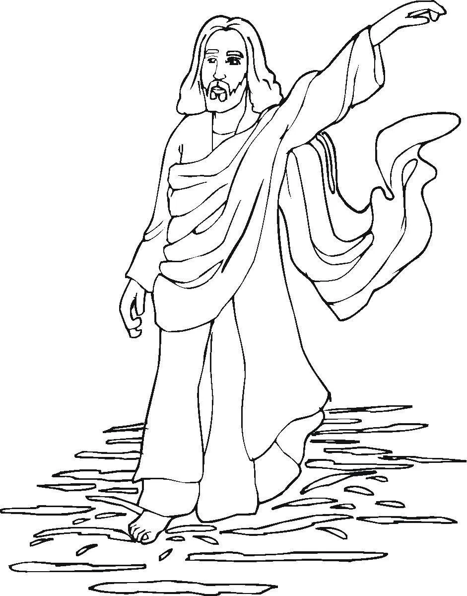 Jesus Coloring Pages – 022