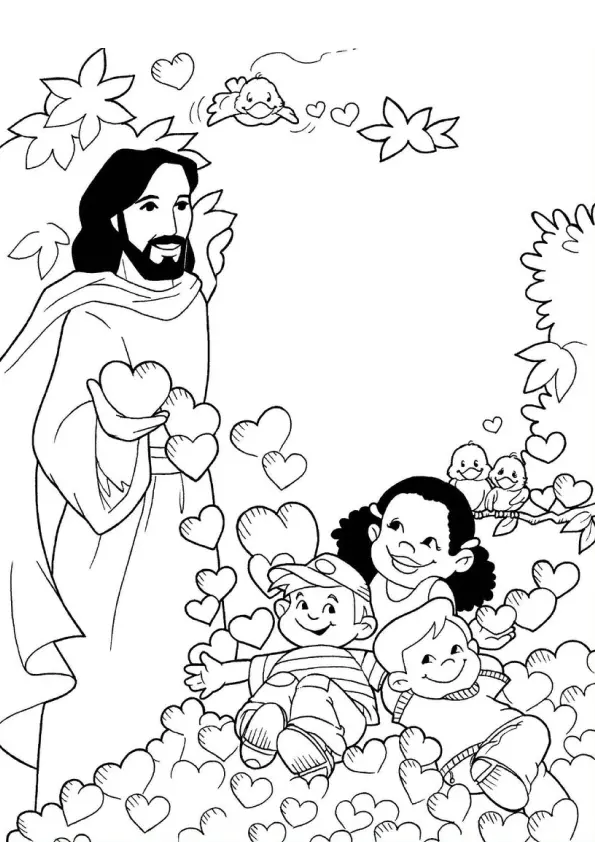 Jesus Coloring Pages – 032